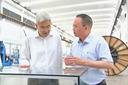 江西省委书记尹弘到中辰电缆（江西）调研
